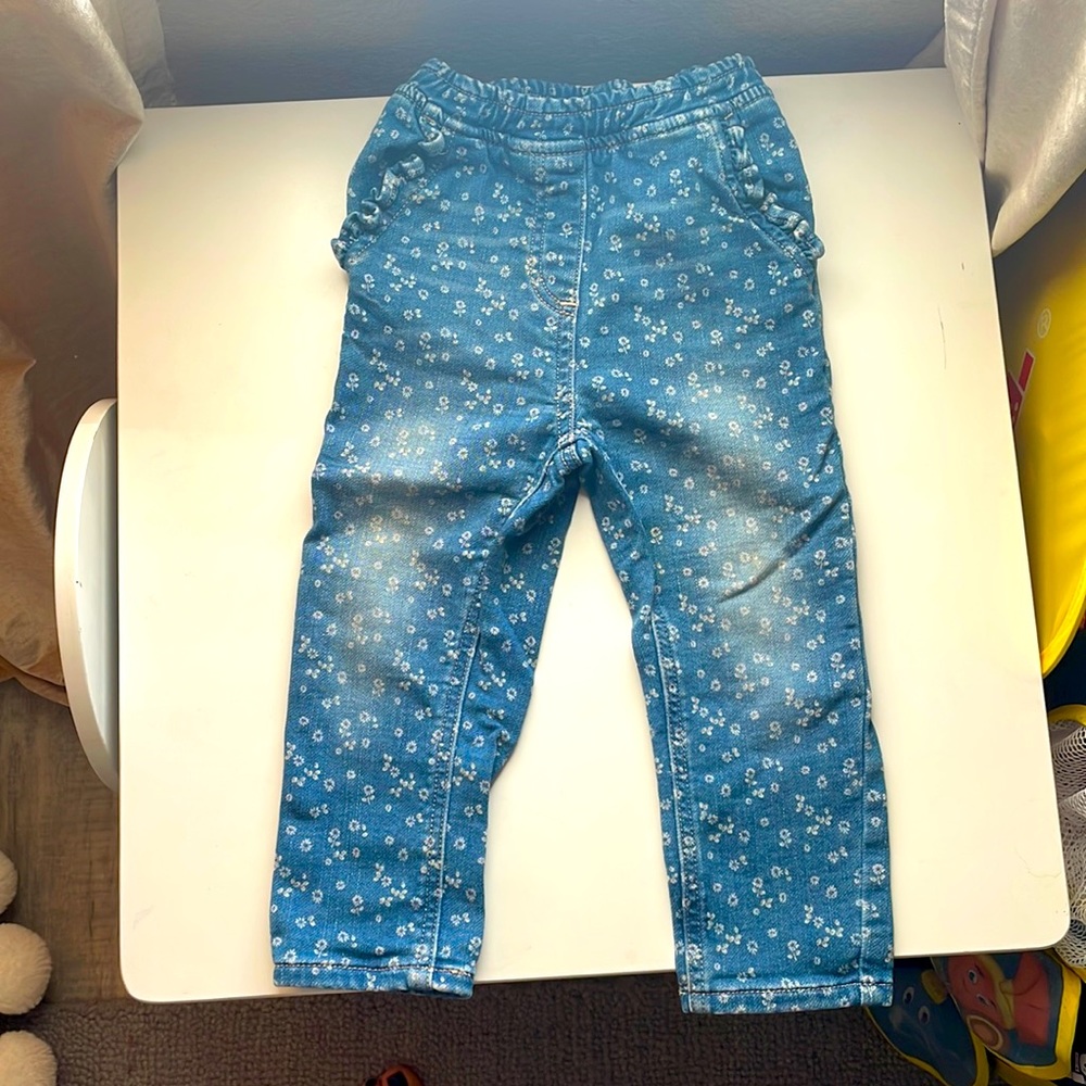Next UK stretchy babygirl jeans 18-24m